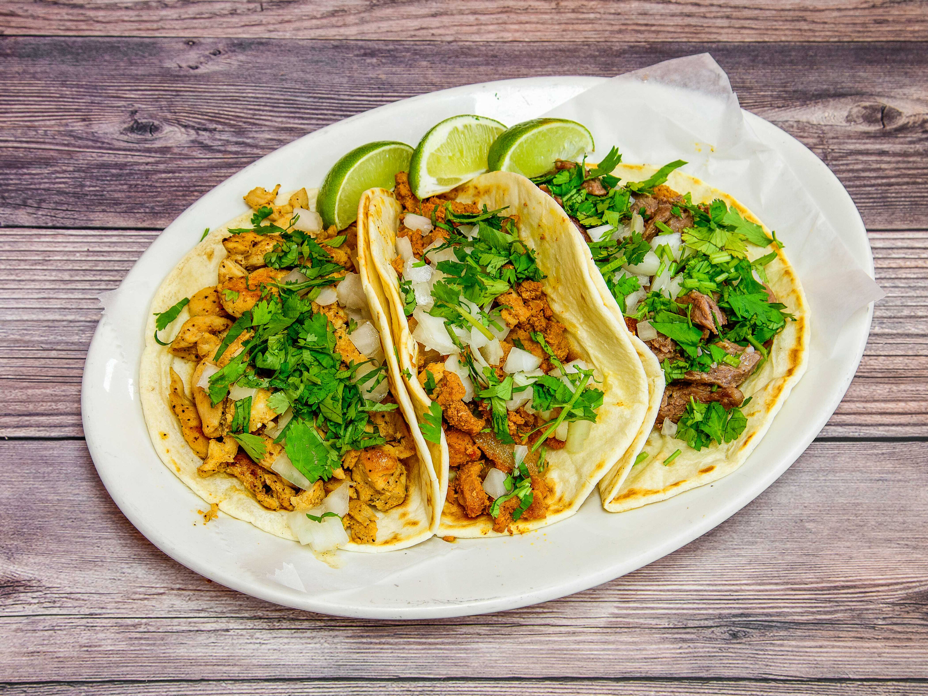 Order Tacos food online from El Faro Mexican Food store, Austin on bringmethat.com