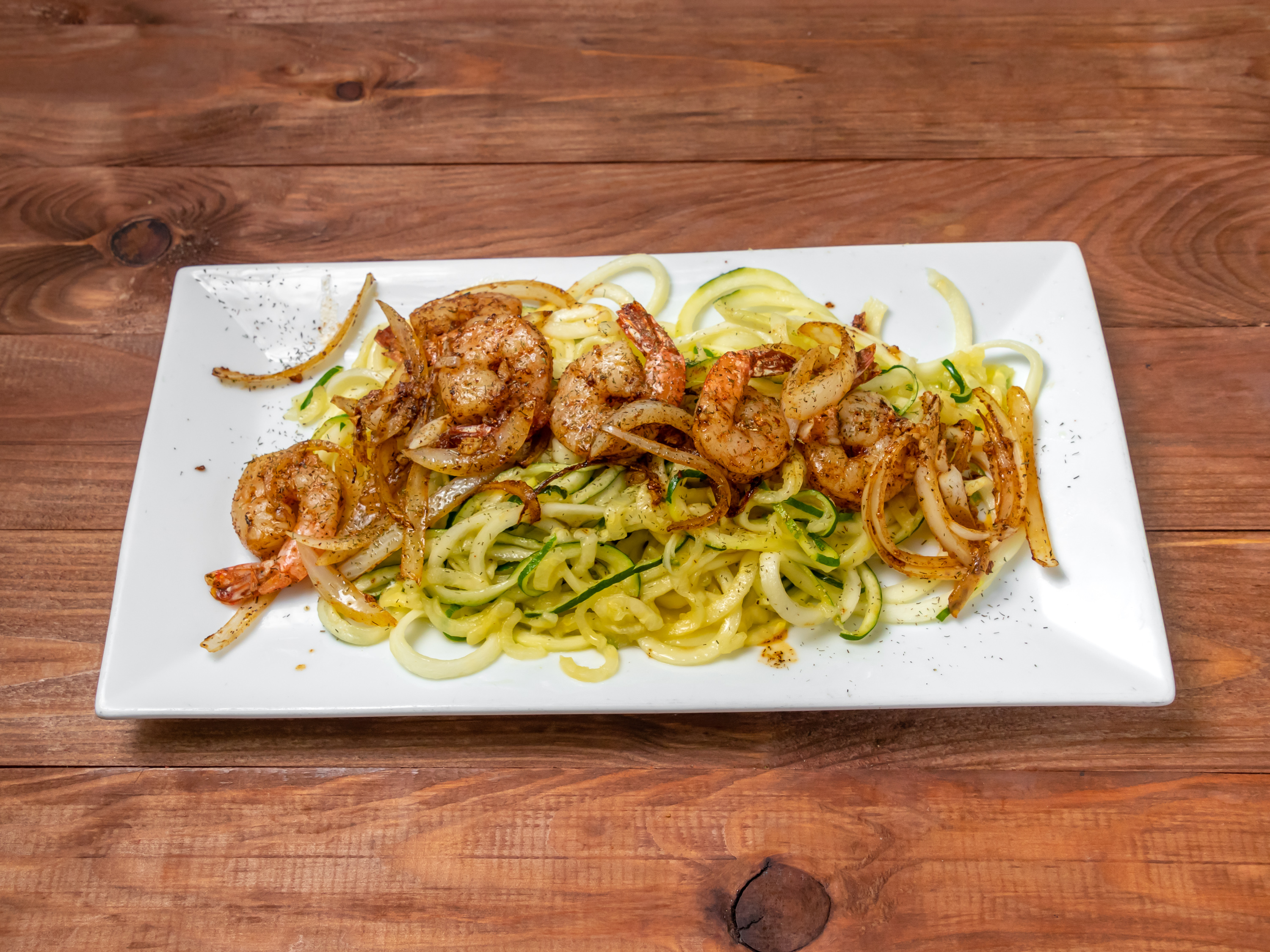 Order Shrimp and Zoodles Meal food online from Variety Meals store, Stockbridge on bringmethat.com