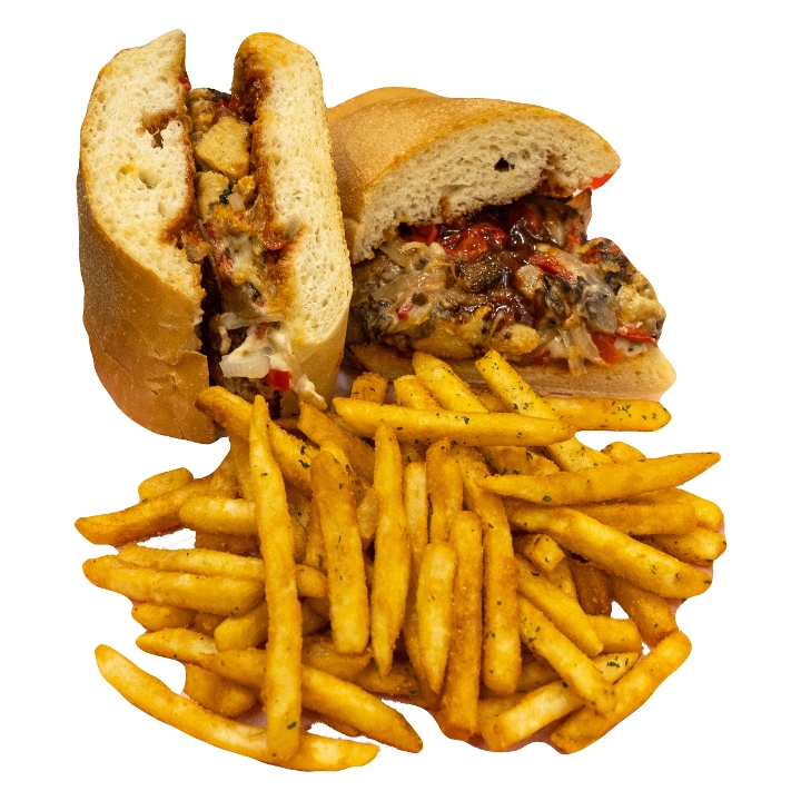 Order VEGAN CHICKEN PHILLY food online from Bizza store, San Francisco on bringmethat.com