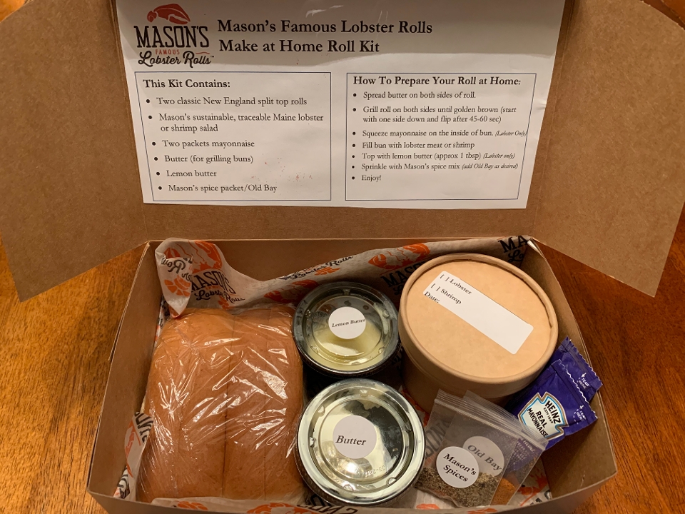 Order Make at Home Shrimp Roll Kit food online from Mason Famous Lobster Rolls store, Oxon Hill on bringmethat.com