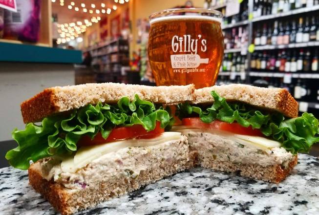 Order TK’s Tuna Sandwich food online from Gilly's Craft Beer & Fine Wine store, Rockville on bringmethat.com