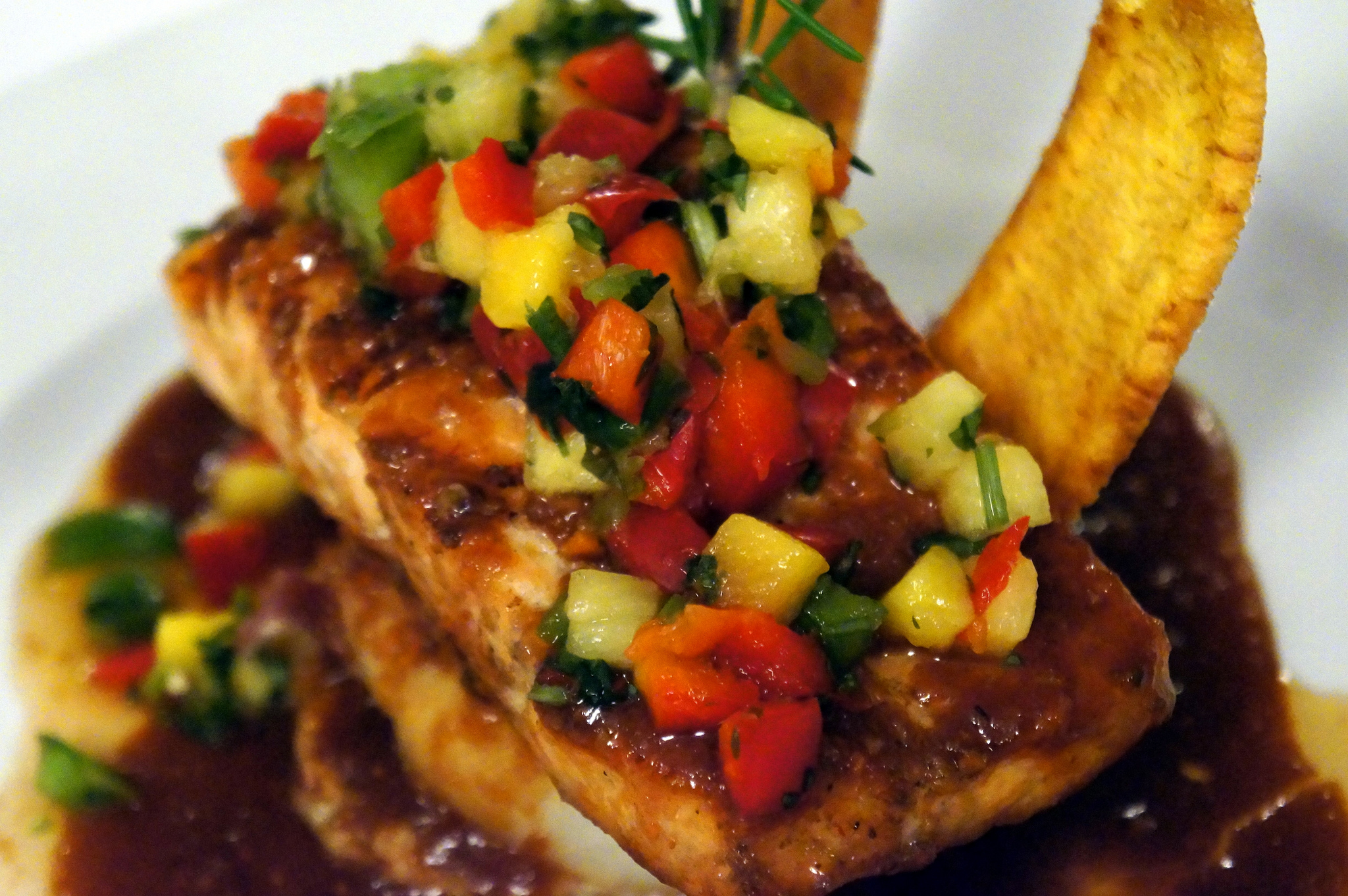 Order Grilled Salmon food online from Mambo Grill store, Chicago on bringmethat.com