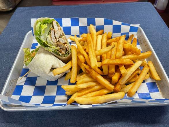 Order Blackened Chicken Caesar Wrap food online from Thames Waterside Bar And Grill store, Bristol on bringmethat.com