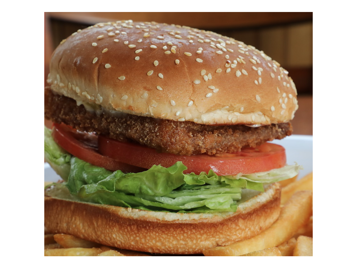 Order Fish Sandwich food online from Norm Famous Burgers store, Whittier on bringmethat.com
