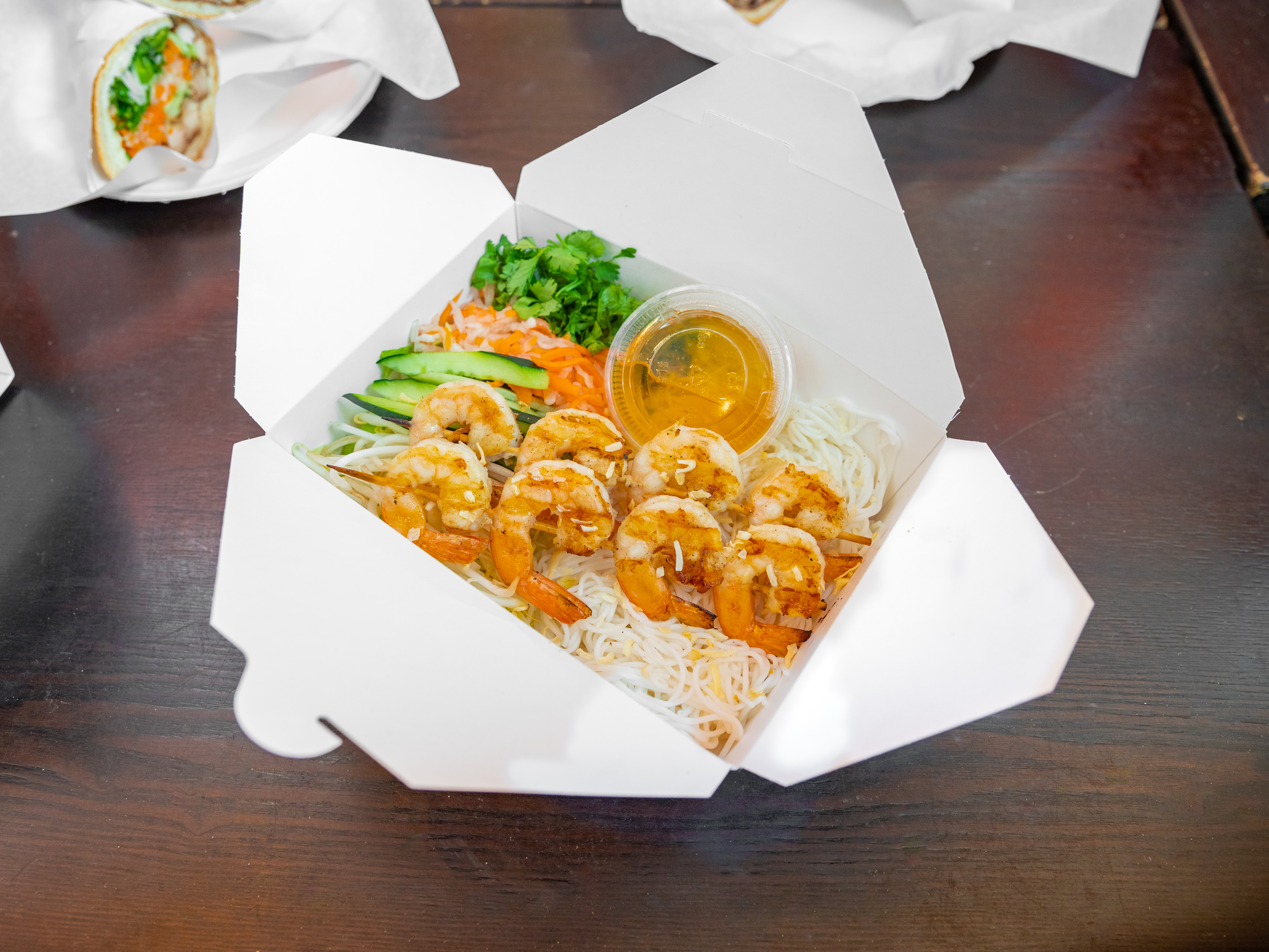 Order Shrimp Noodle Box food online from Viet Ha Noodles & Grill store, Sacramento on bringmethat.com