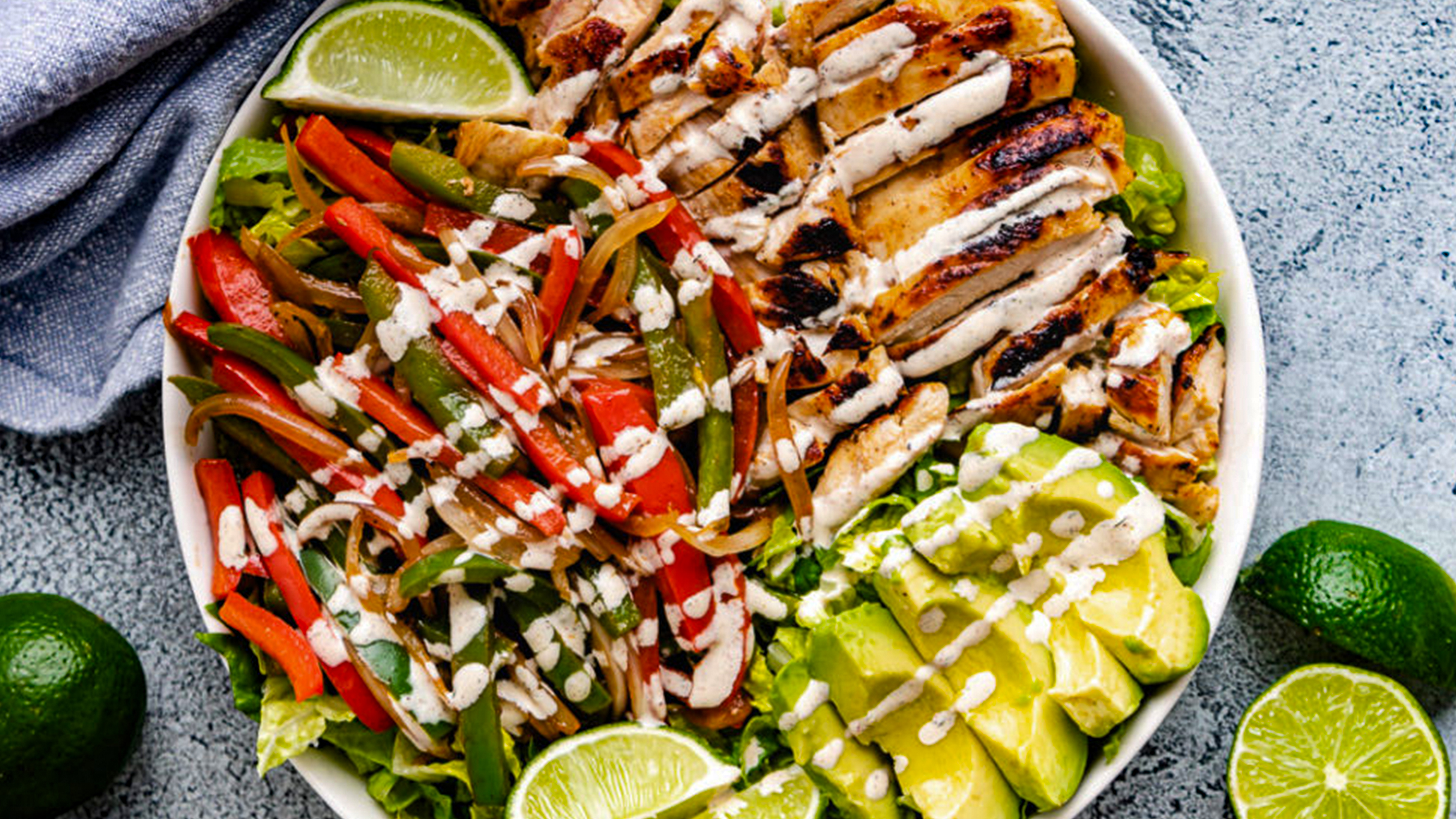 Order Fajita Salad food online from Burrito Loco store, Commack on bringmethat.com