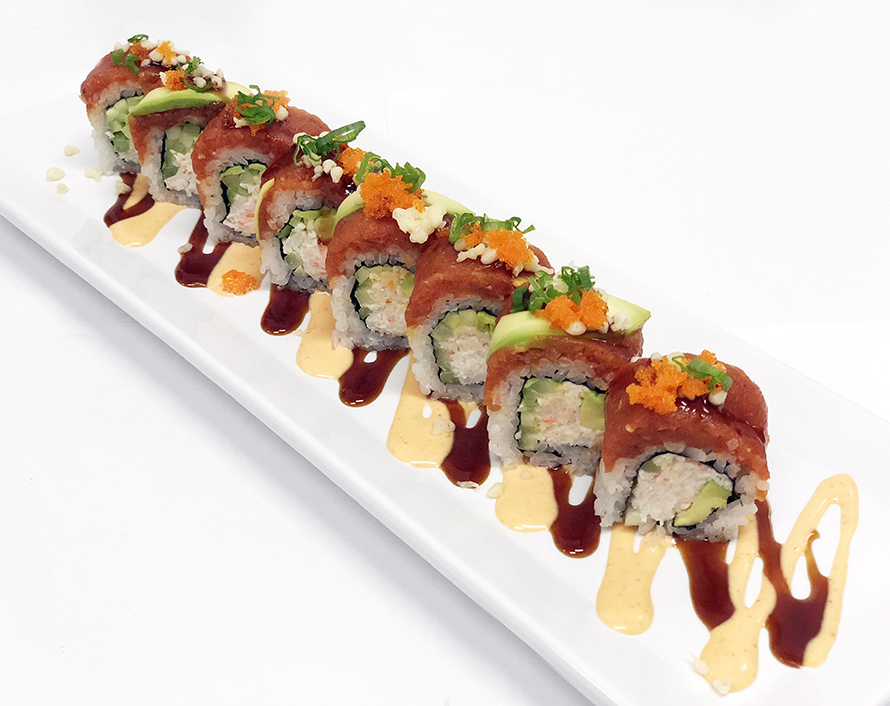 Order Sunset Roll food online from Sushi Taka store, Irvine on bringmethat.com