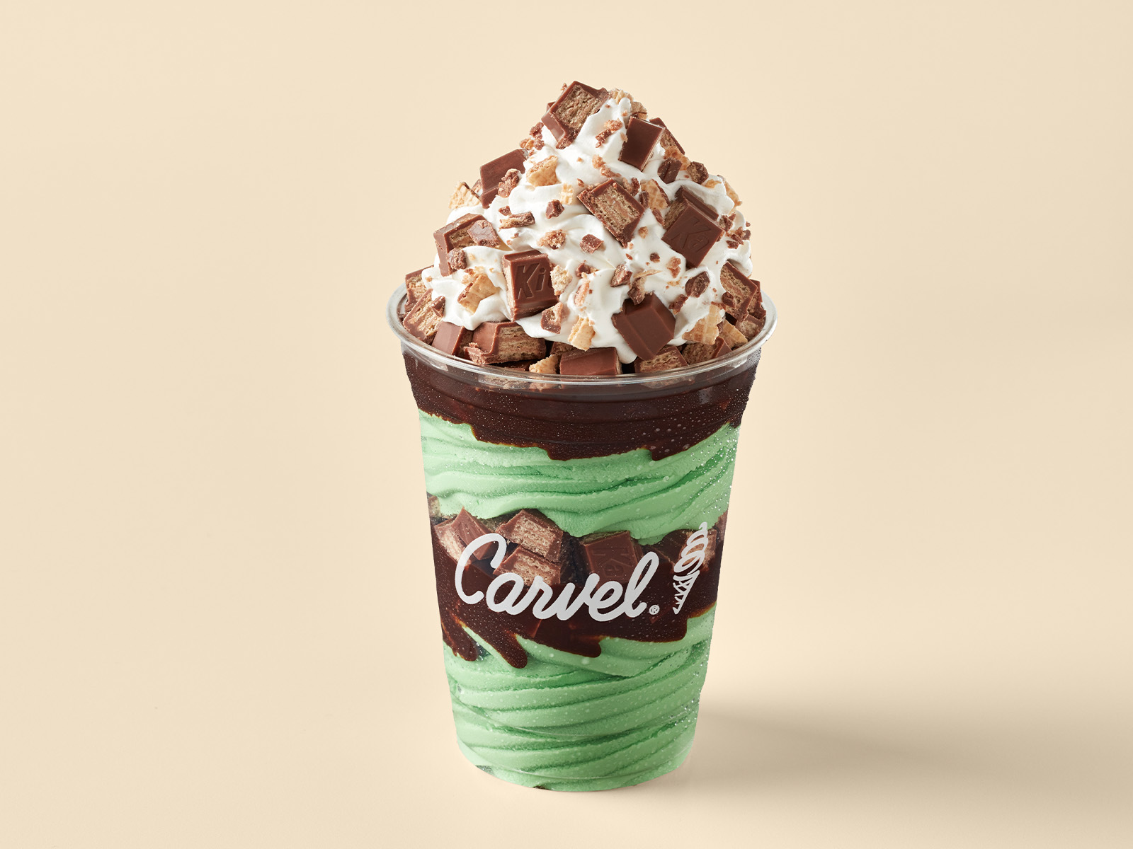 Order Mint KITKAT® Duos Sundae Dasher® food online from Carvel Ice Cream Bakery store, Torrington on bringmethat.com