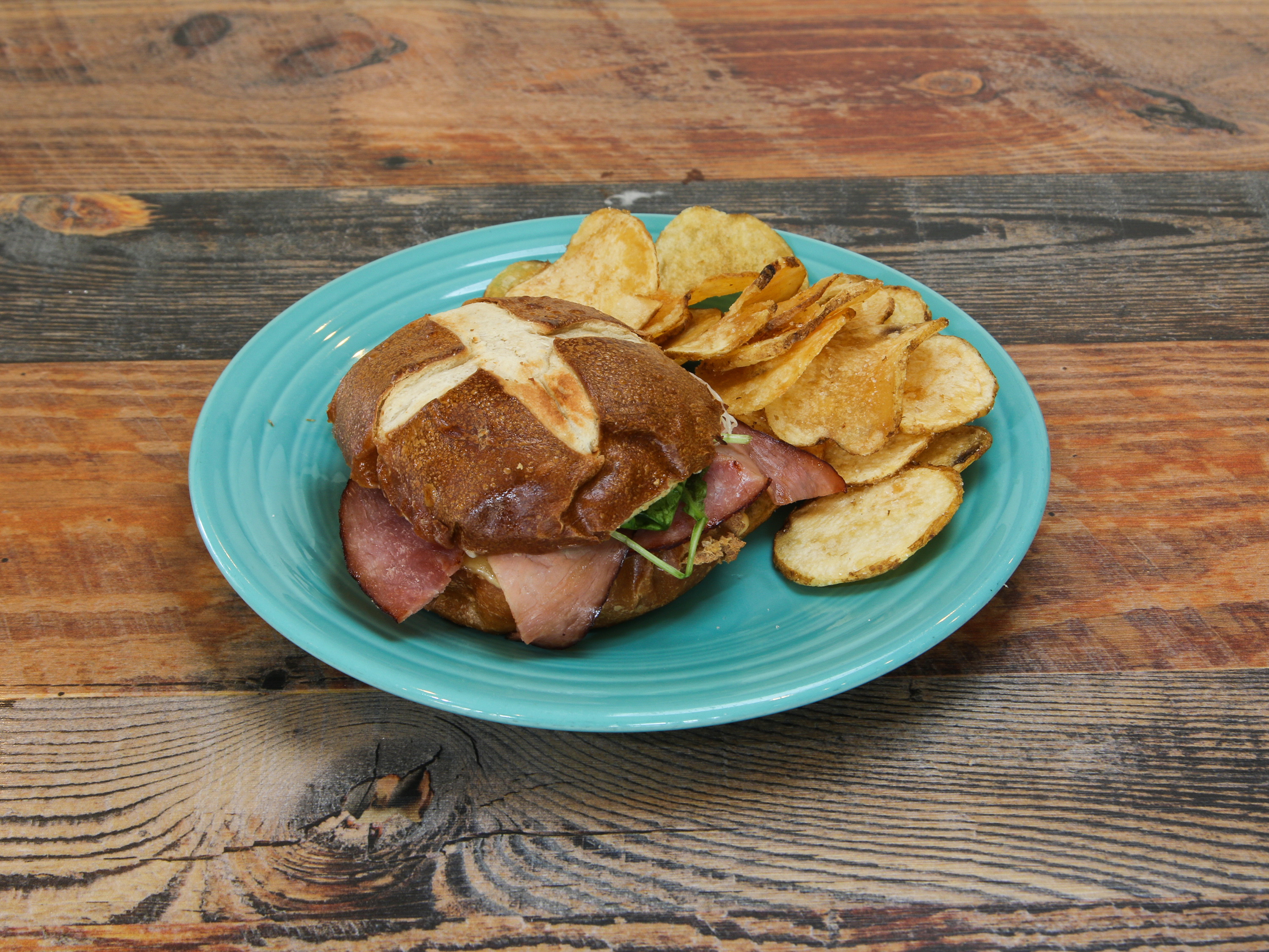 Order Smoked Ham and Gouda Sandwich Lunch food online from Yola's Cafe store, Madison on bringmethat.com