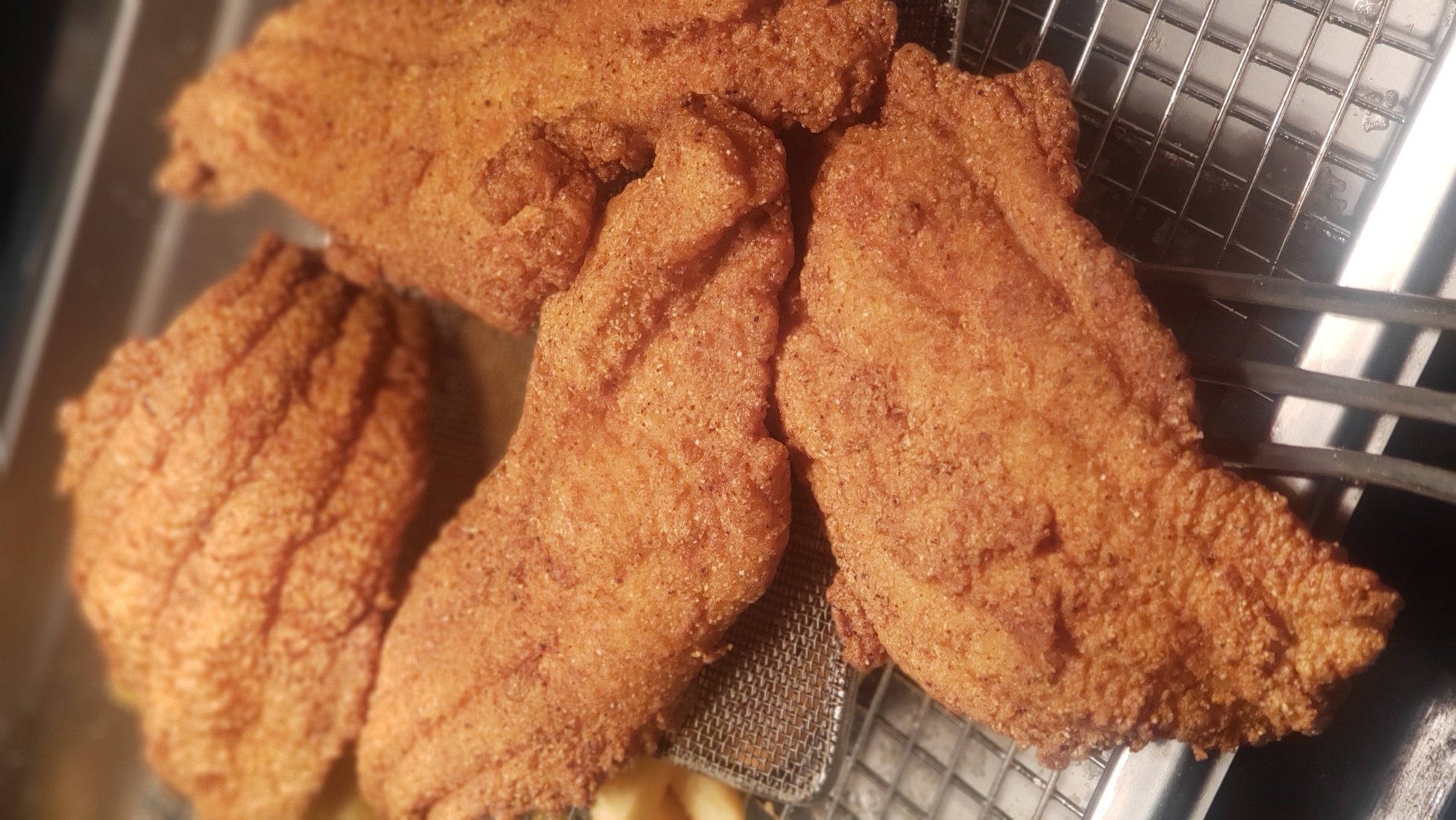 Order Catfish fIllet with Fries food online from Boonie Mac Shack store, Zion on bringmethat.com