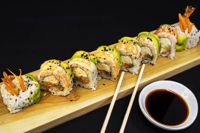 Order Shrimp Lover Roll  food online from Blue Fish Sushi & Teriyaki store, Huntington Park on bringmethat.com
