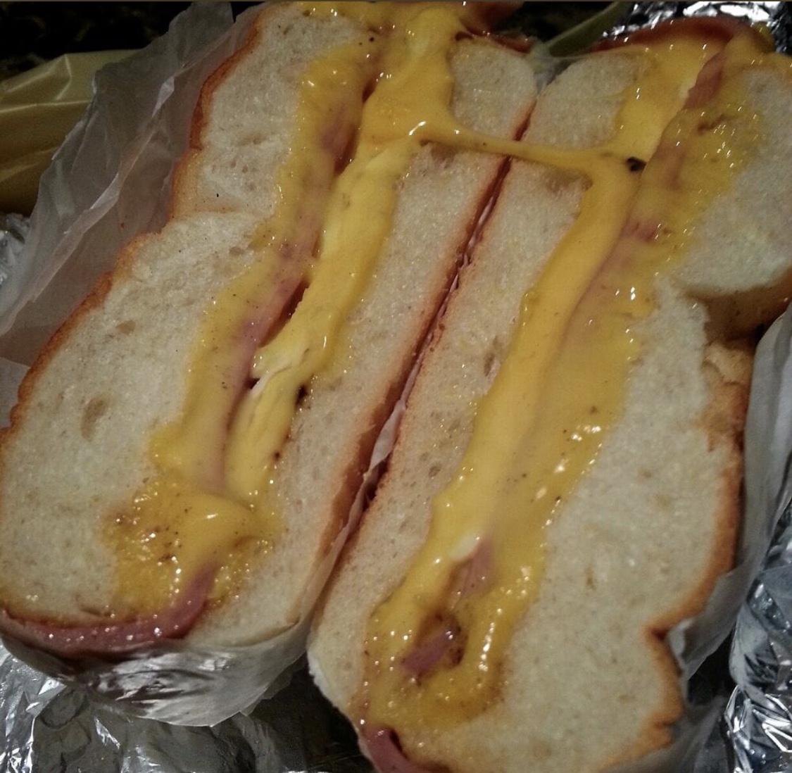 Order Ham, Egg and Cheese Breakfast Sandwich food online from Six Corners Café store, North Bergen on bringmethat.com