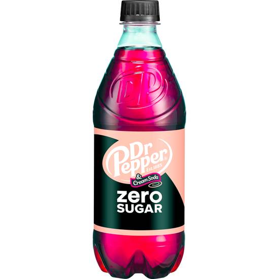 Order Dr Pepper & Cream Soda Zero Sugar (20 oz) food online from Rite Aid store, PITTSBURGH on bringmethat.com