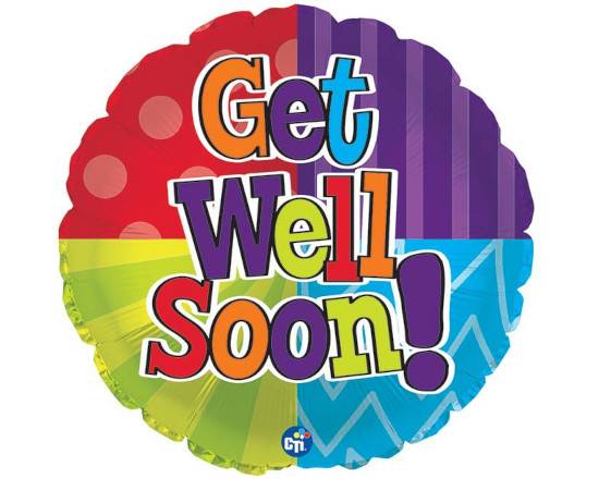 Order Get Well Soon Balloon food online from Mercantile on Mason store, Franklinton on bringmethat.com