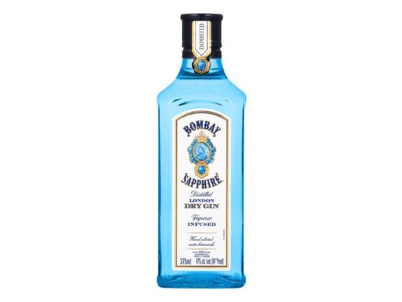 Order Bombay Sapphire Gin - 375ml Bottle food online from Josh Wines & Liquors Inc store, New York on bringmethat.com