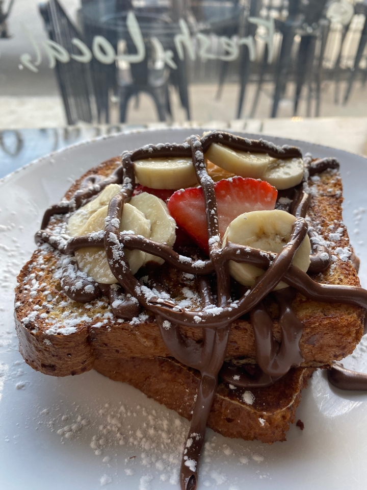 Order Nutella Stuffed French Toast food online from Popover Bistro & Bakery store, Simsbury on bringmethat.com