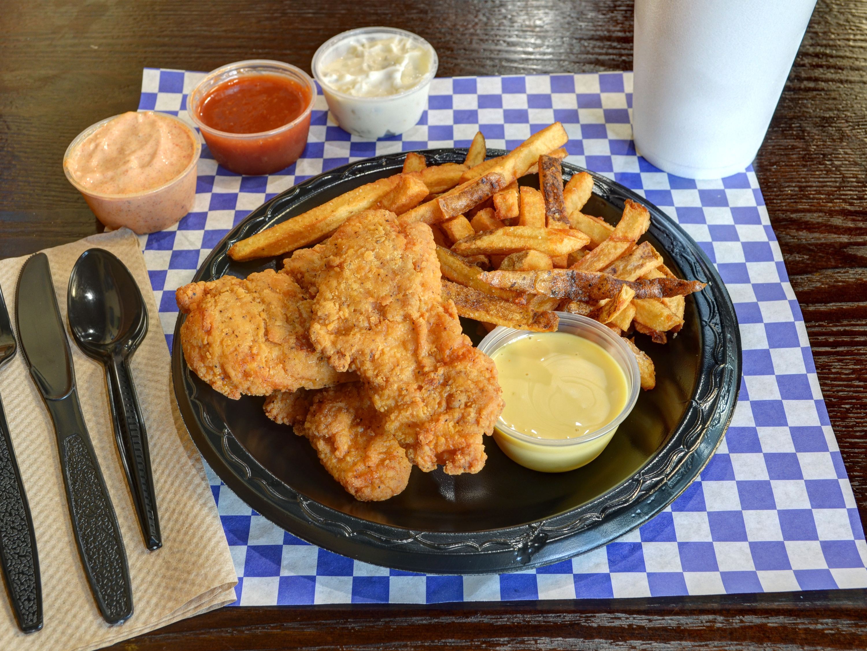 Order Tenders food online from Off The Hook Fish & Shrimp store, Lawrenceville on bringmethat.com