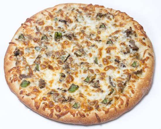 Order Philly Steak Pizza food online from Perri's Pizzeria store, Parma on bringmethat.com