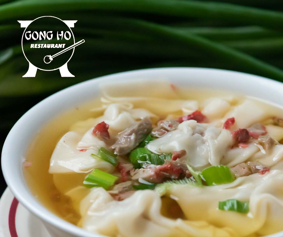 Order Wonton Soup food online from Gong Ho Restaurant store, Downer's Grove on bringmethat.com