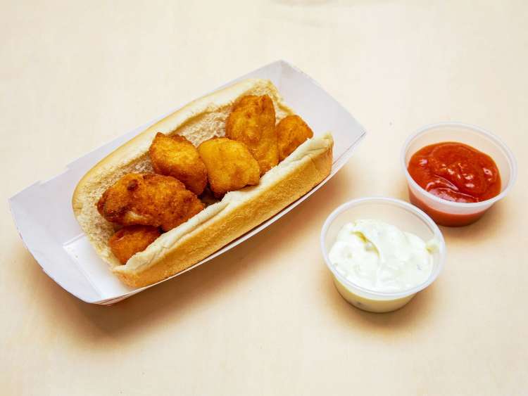 Order Scallop Roll food online from Ted's Fish Fry store, Clifton Park on bringmethat.com