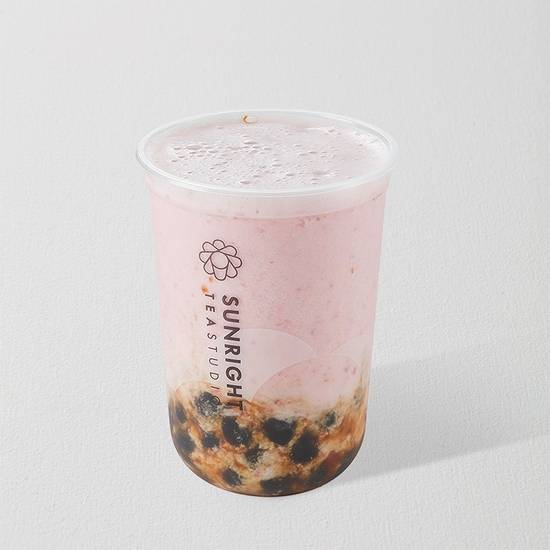 Order Kid's Strawberry Boba Milk (16oz) food online from Sunright Tea Studio store, City of Industry on bringmethat.com