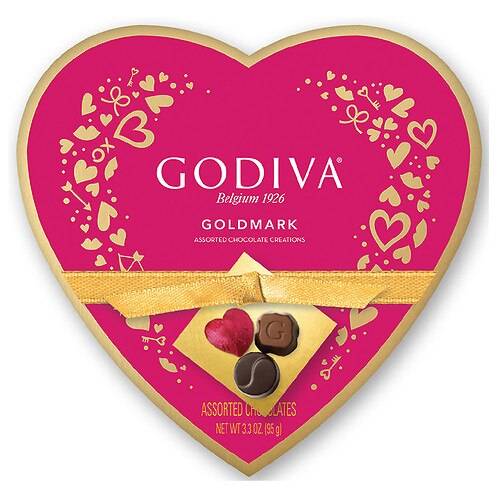 Order Godiva Goldmark Valentine's Chocolate Heart - 3.3 oz food online from Walgreens store, Charlotte on bringmethat.com