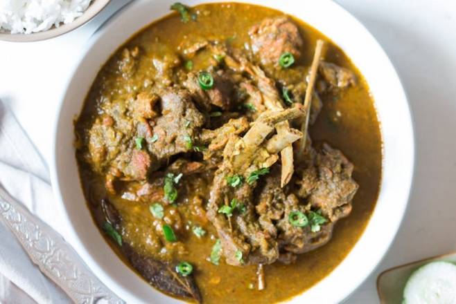 Order Lamb Andhra Curry(Chef's Special) food online from Bowl O Biryani store, Downers Grove on bringmethat.com