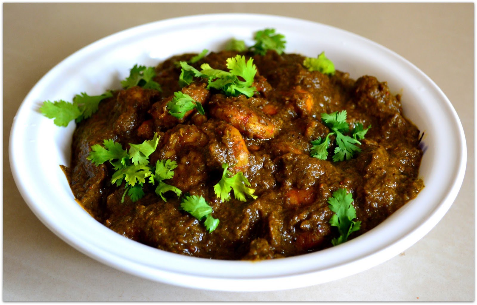 Order Gongura Chicken (16 oz.) food online from Chef of India store, Jersey City on bringmethat.com