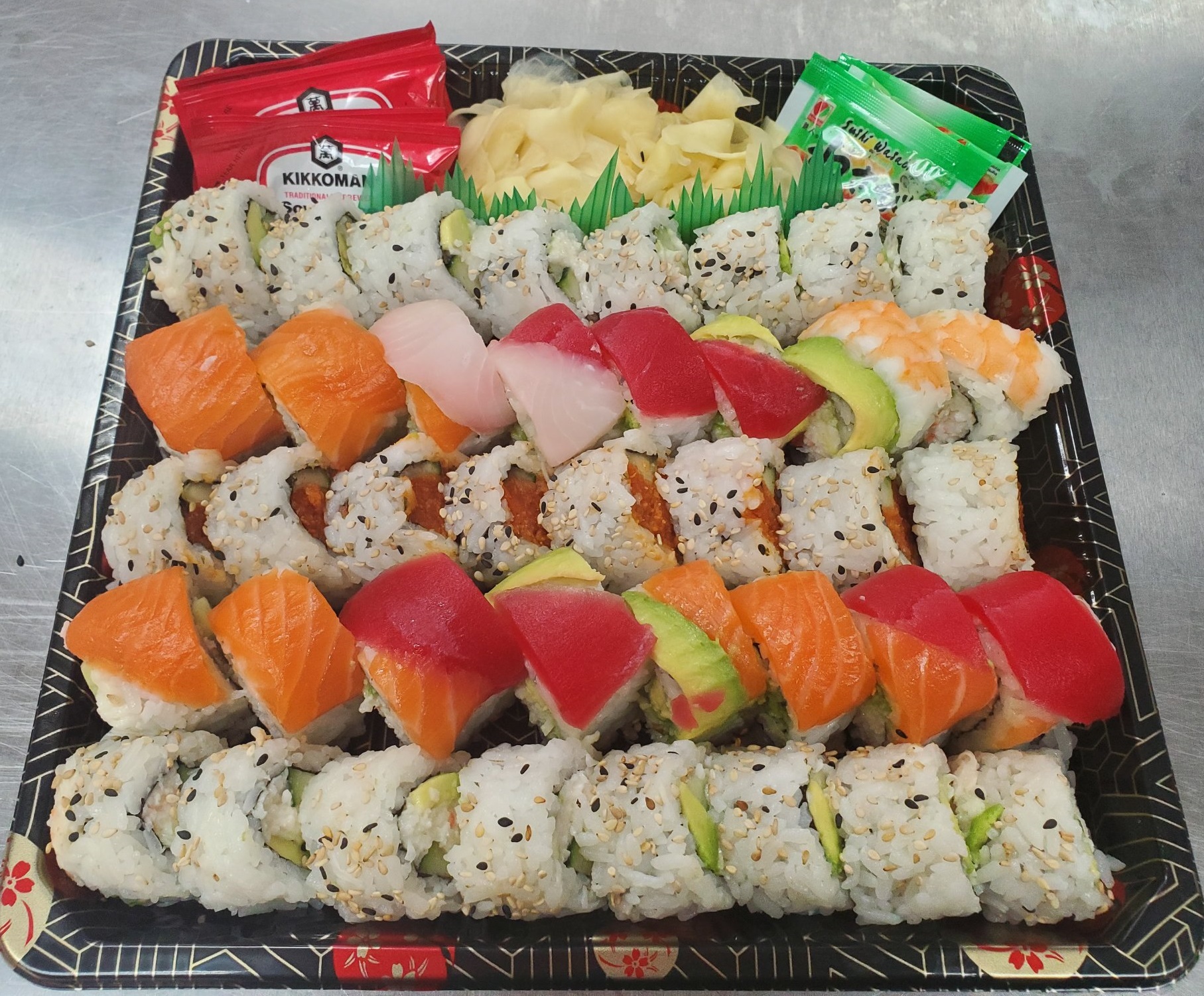 Order Party Tray B food online from Sushishop store, San Diego on bringmethat.com