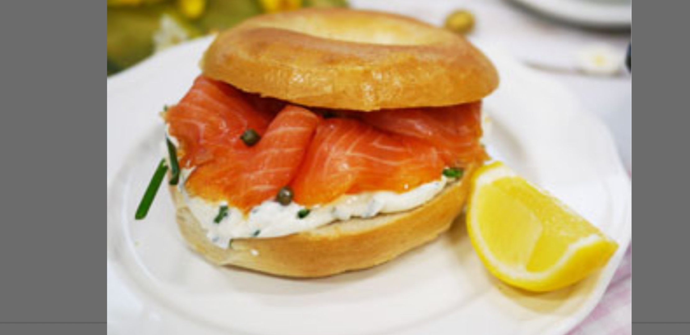 Order Bagel with Nova Lox And Cream Cheese food online from Bedford gourmet food store, Brooklyn on bringmethat.com