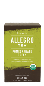 Order Organic Pomegranate Green food online from Allegro Coffee Company store, Oklahoma City on bringmethat.com