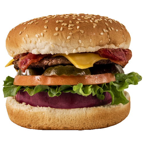 Order 4. Bacon Cheese Burger food online from Frosty King store, Modesto on bringmethat.com