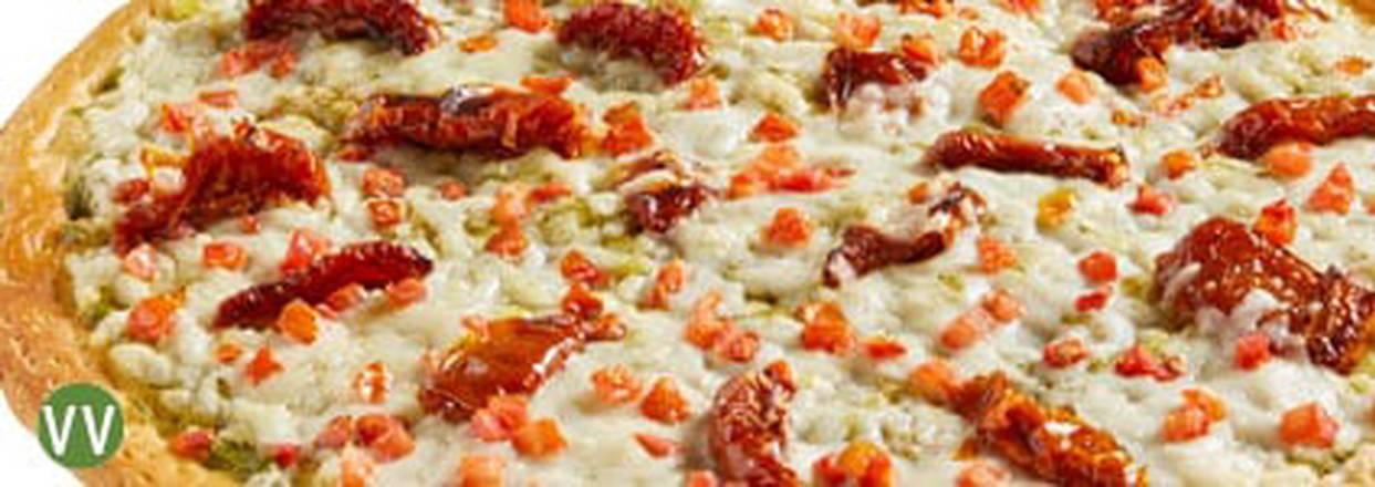 Order Vegan Pesto Margherita Pizza food online from Toppers Pizza store, Bloomington on bringmethat.com