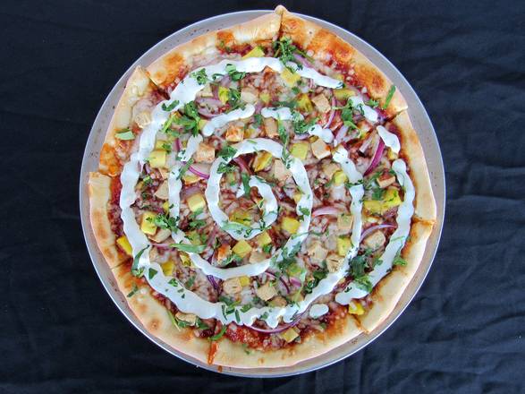 Order Vegan BBQ Chicken Pizza food online from Pizza USA store, Bellflower on bringmethat.com