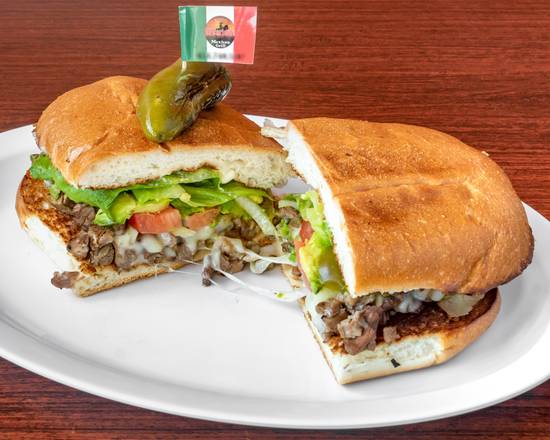 Order Torta food online from El Pariente Mexican Grill store, White Bear Lake on bringmethat.com