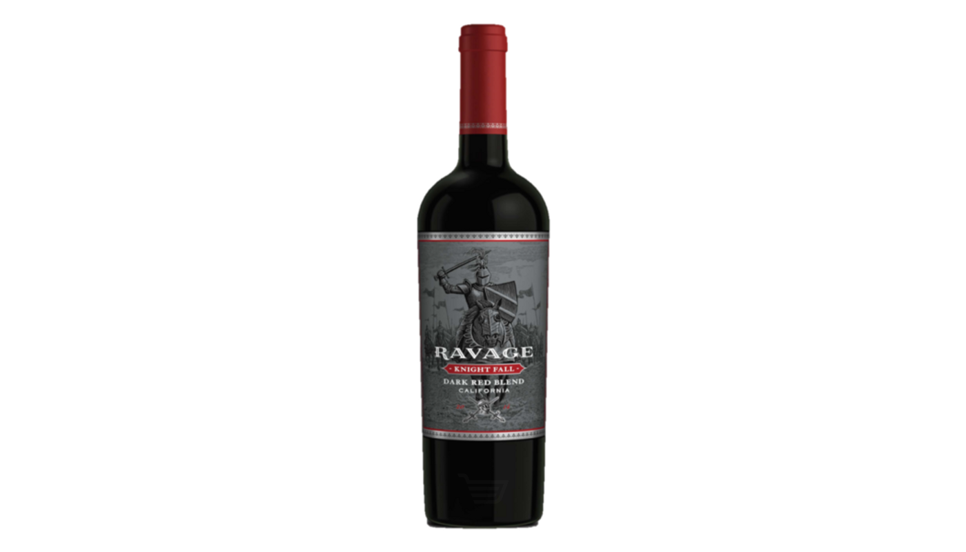 Order Ravage Knight Fall Dark Red Wine Blend 750mL food online from Liquor Palace store, Burbank on bringmethat.com