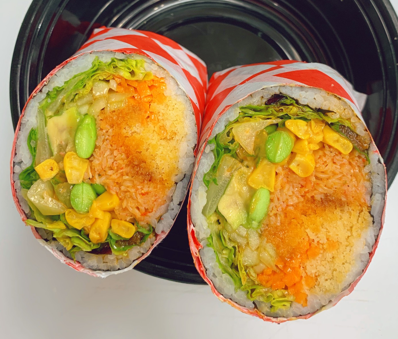 Order 11. Spicy Crab Salad Burrito food online from 168 Asian Burrito store, Olney on bringmethat.com