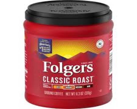 Order Folgers Classic Roast Coffee Can (11.3 oz) food online from Gilligan Retail store, Chandler on bringmethat.com