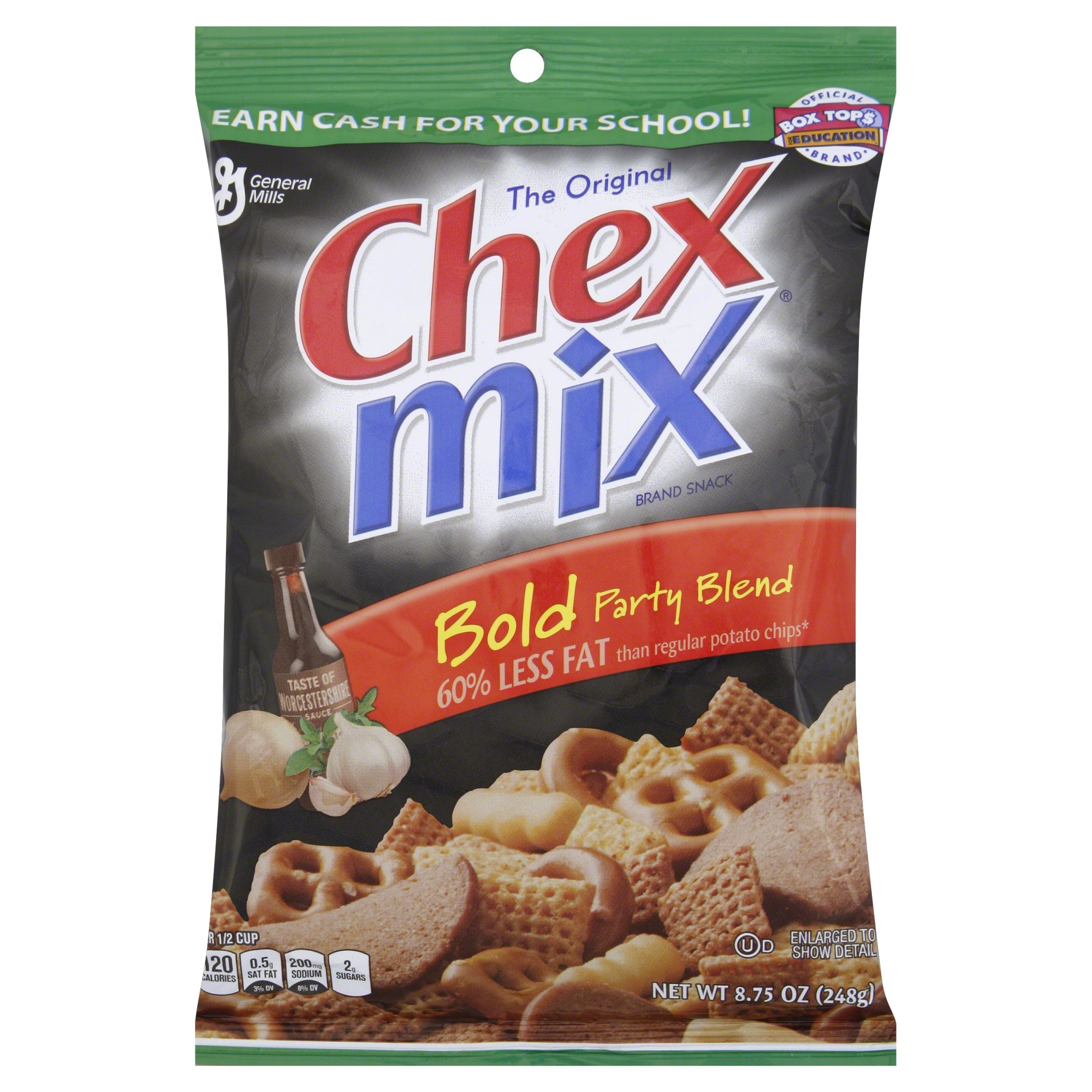 Order Chex Mix Original Snack Mix, Bold Party Blend - 8.75 oz food online from Bartell store, Edmonds on bringmethat.com