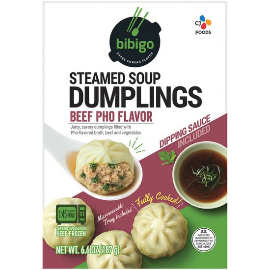 Order BBG-Steamed Dumplings-Beef Pho food online from Cvs store, SANTA PAULA on bringmethat.com