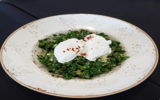 Order Quinoa with Kale and Eggs food online from State Fare Kitchen & Bar store, Houston on bringmethat.com