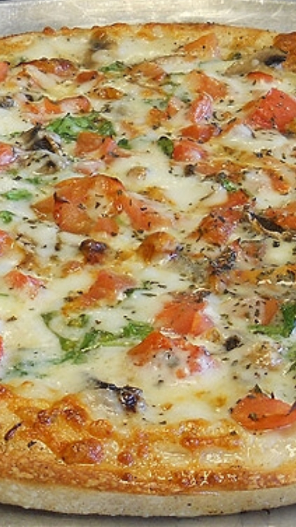 Order White Spinach Pizza food online from Prospero Pizza store, New Castle on bringmethat.com