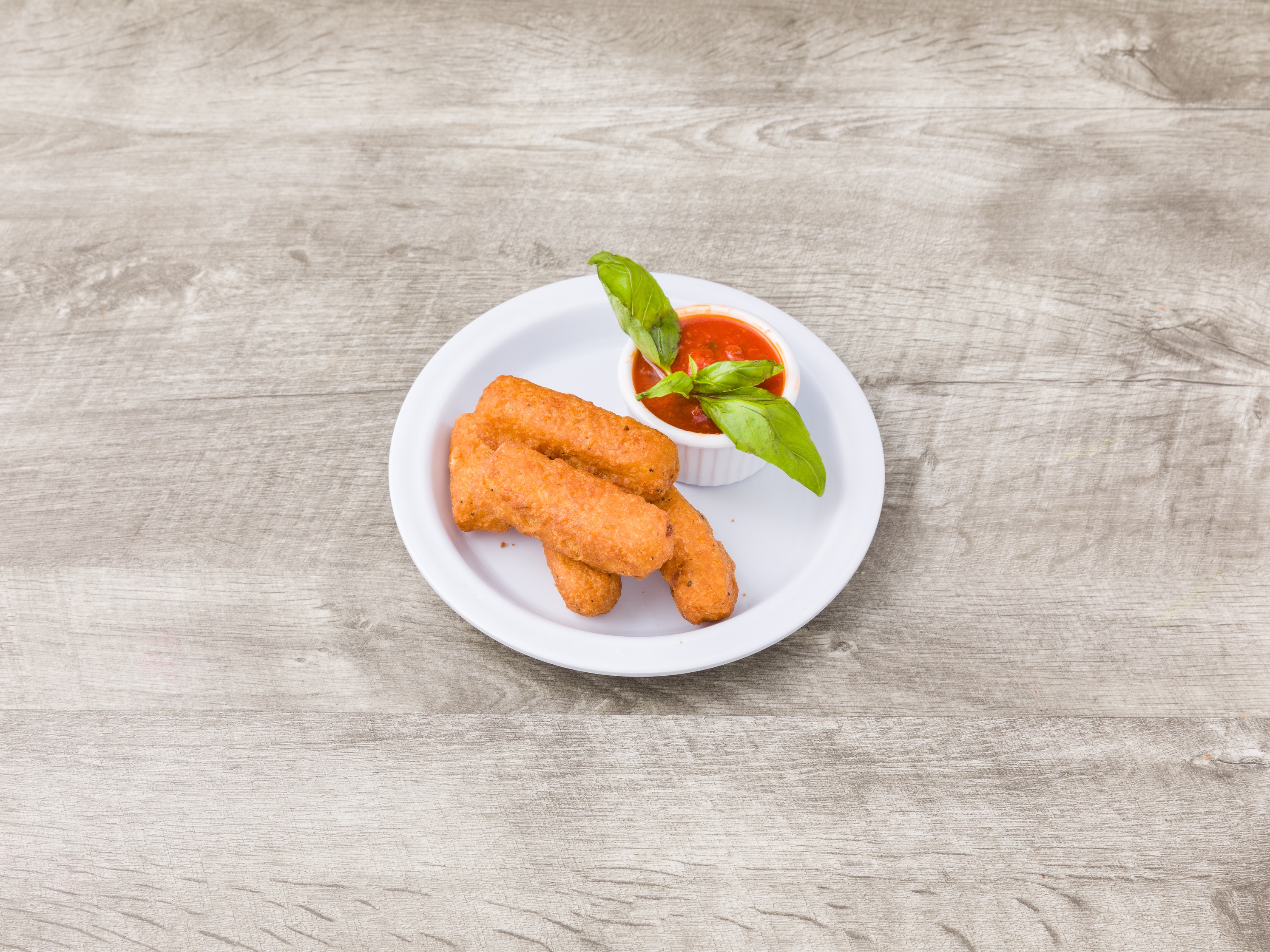 Order Fried Mozzarella Sticks food online from Finizios Italian Eatery & Pizzeria store, Westmont on bringmethat.com