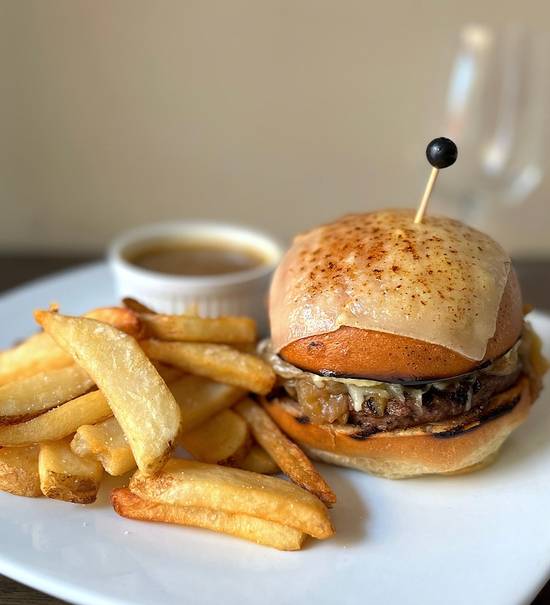 Order French Onion Burger food online from Citizen Public House store, Scottsdale on bringmethat.com