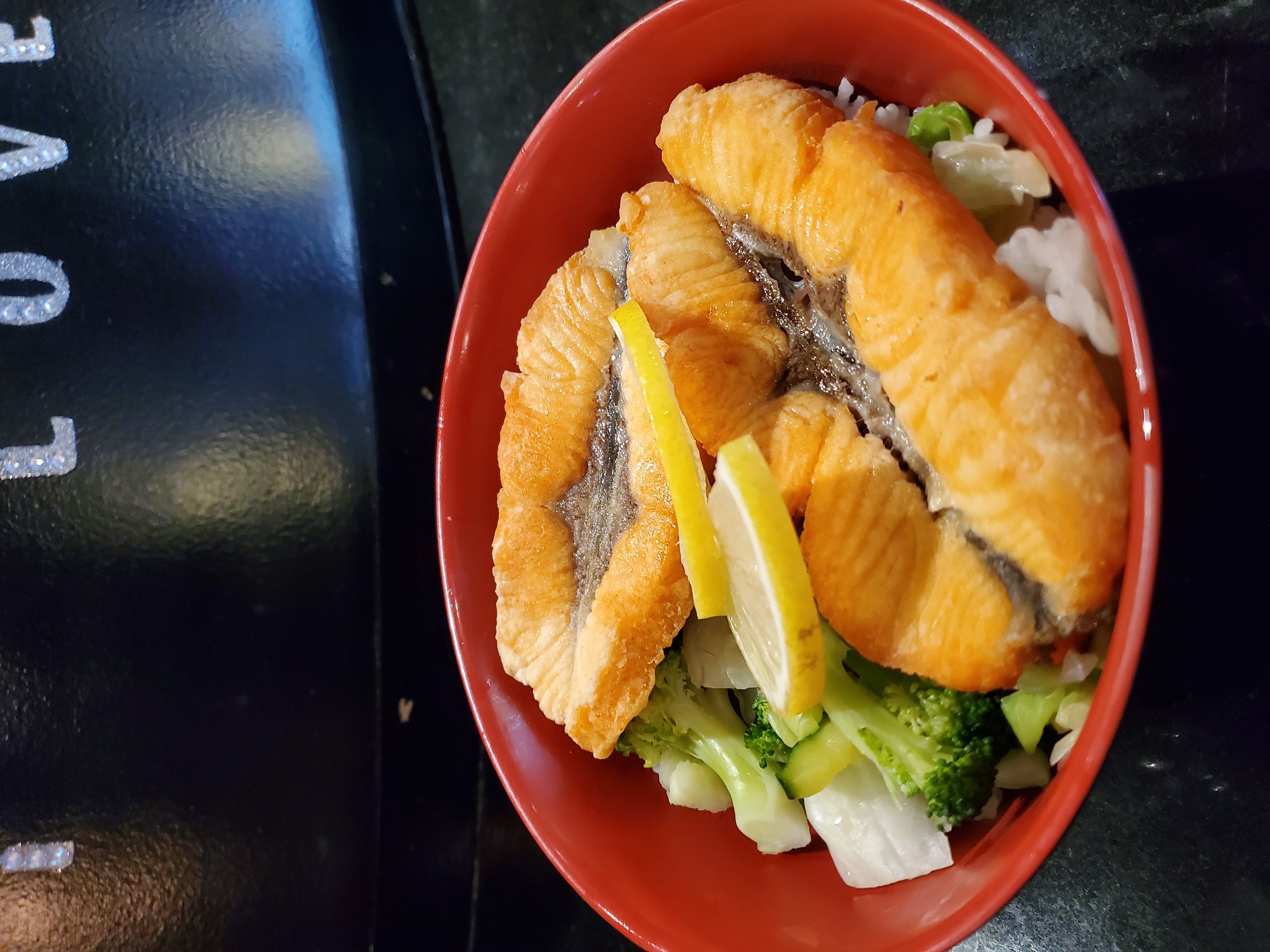 Order Salmon Teriyaki Bowl food online from Kiku Sushi store, Los Angeles on bringmethat.com