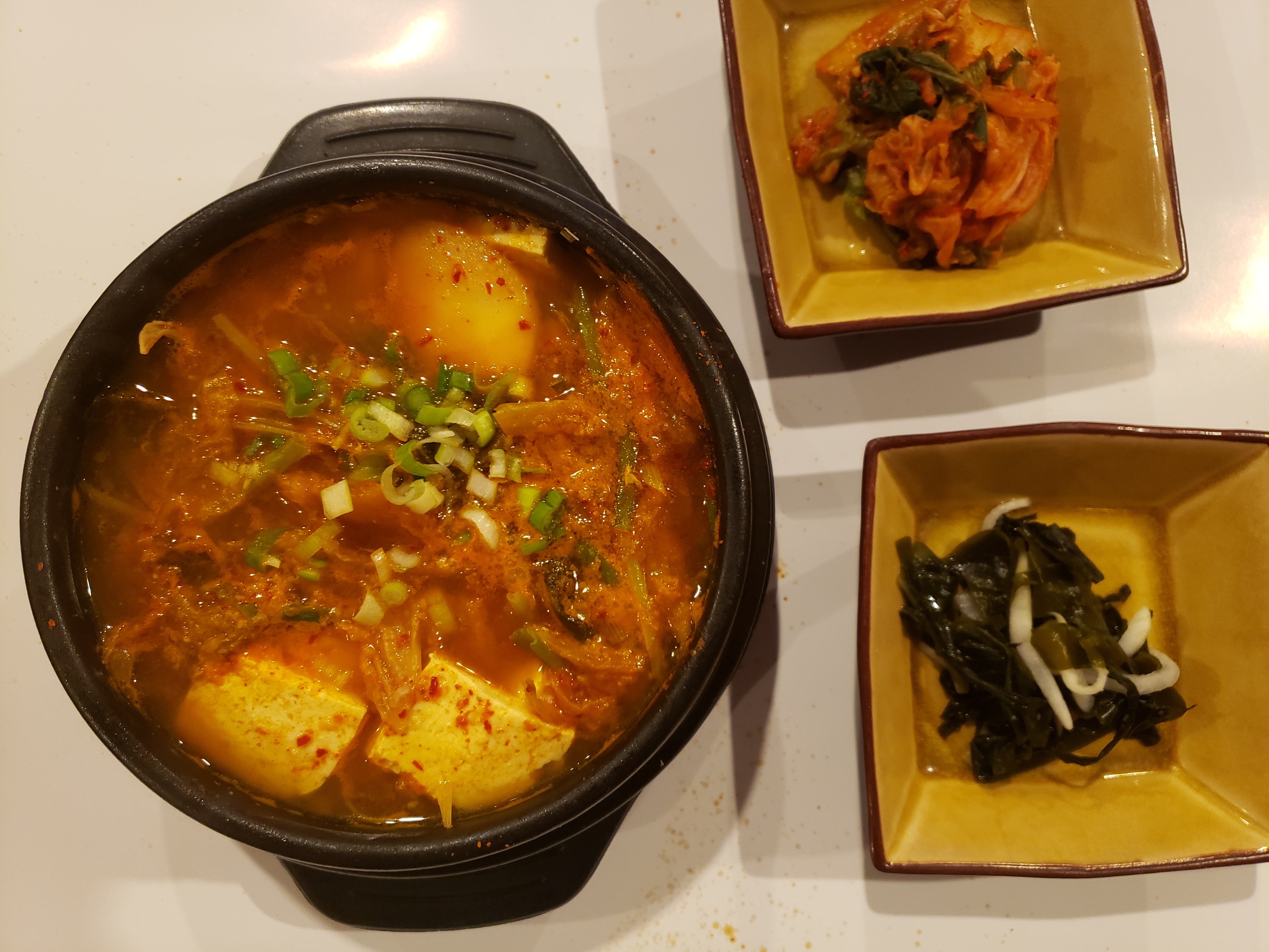 Order S1. Kimchi Jjigae food online from Gohyang Korean Restaurant store, Hadley on bringmethat.com