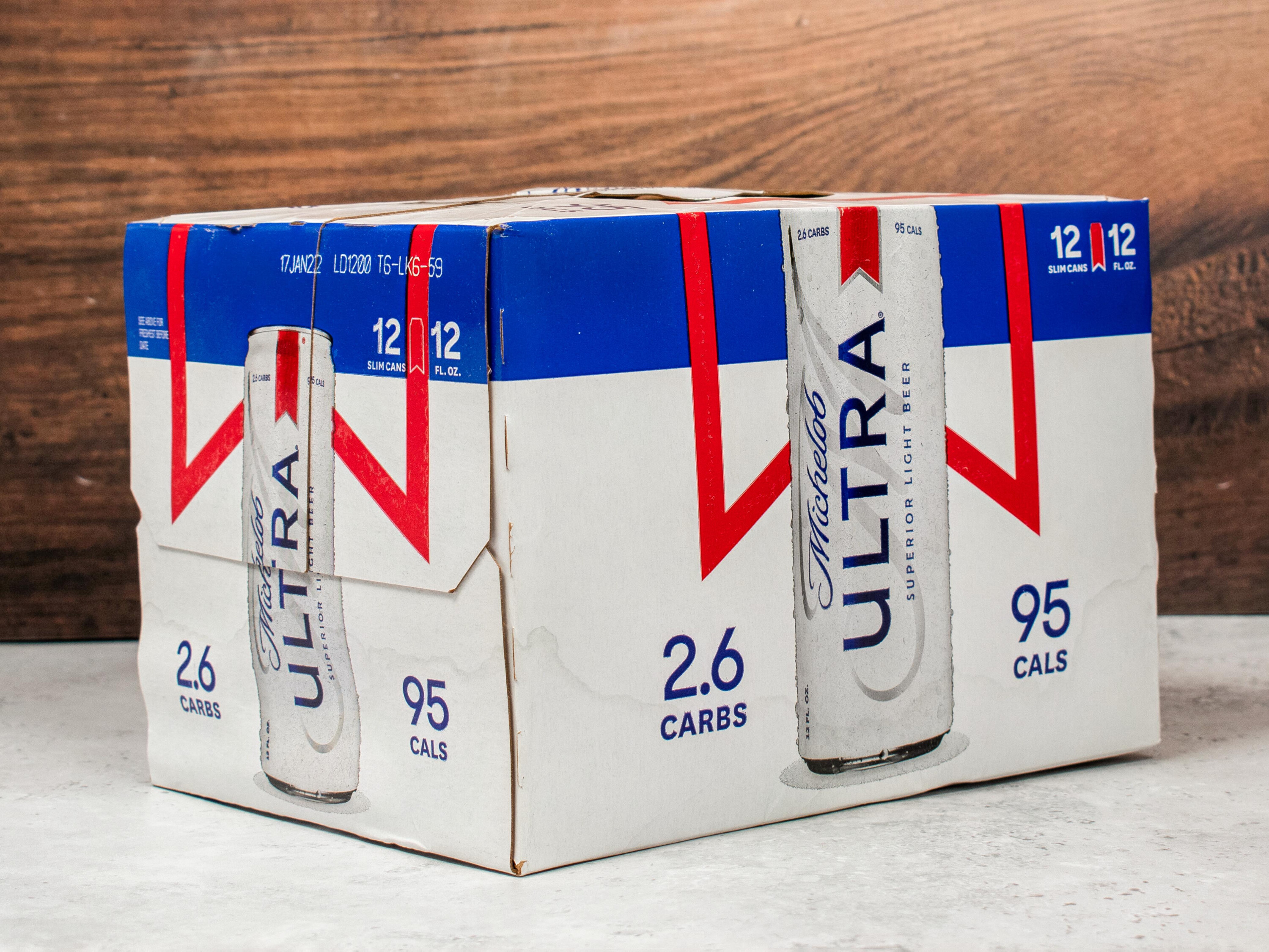 Order Michelob Ultra, 12 Pack, 12 oz. Bottle Beer food online from Vic Liquors store, El Monte on bringmethat.com