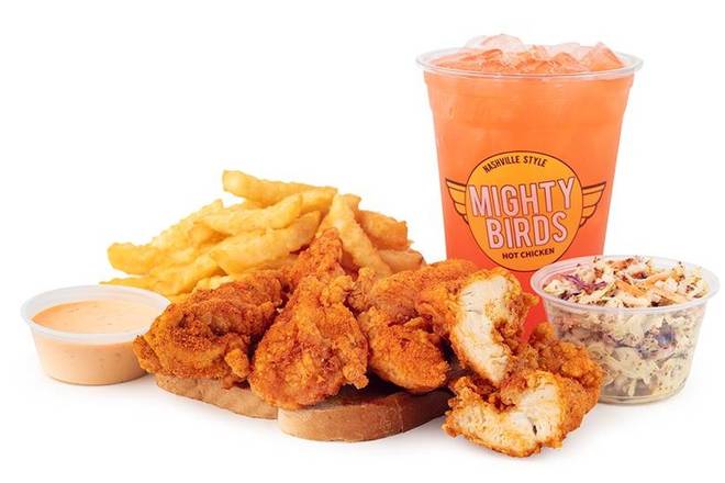 Order Combo #2-Tenders with Fries (4pcs) food online from Mighty Birds store, South Gate on bringmethat.com