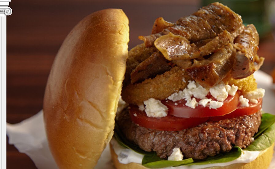 Order Big Fat Greek Burger food online from Maros Gyro store, Smyrna on bringmethat.com