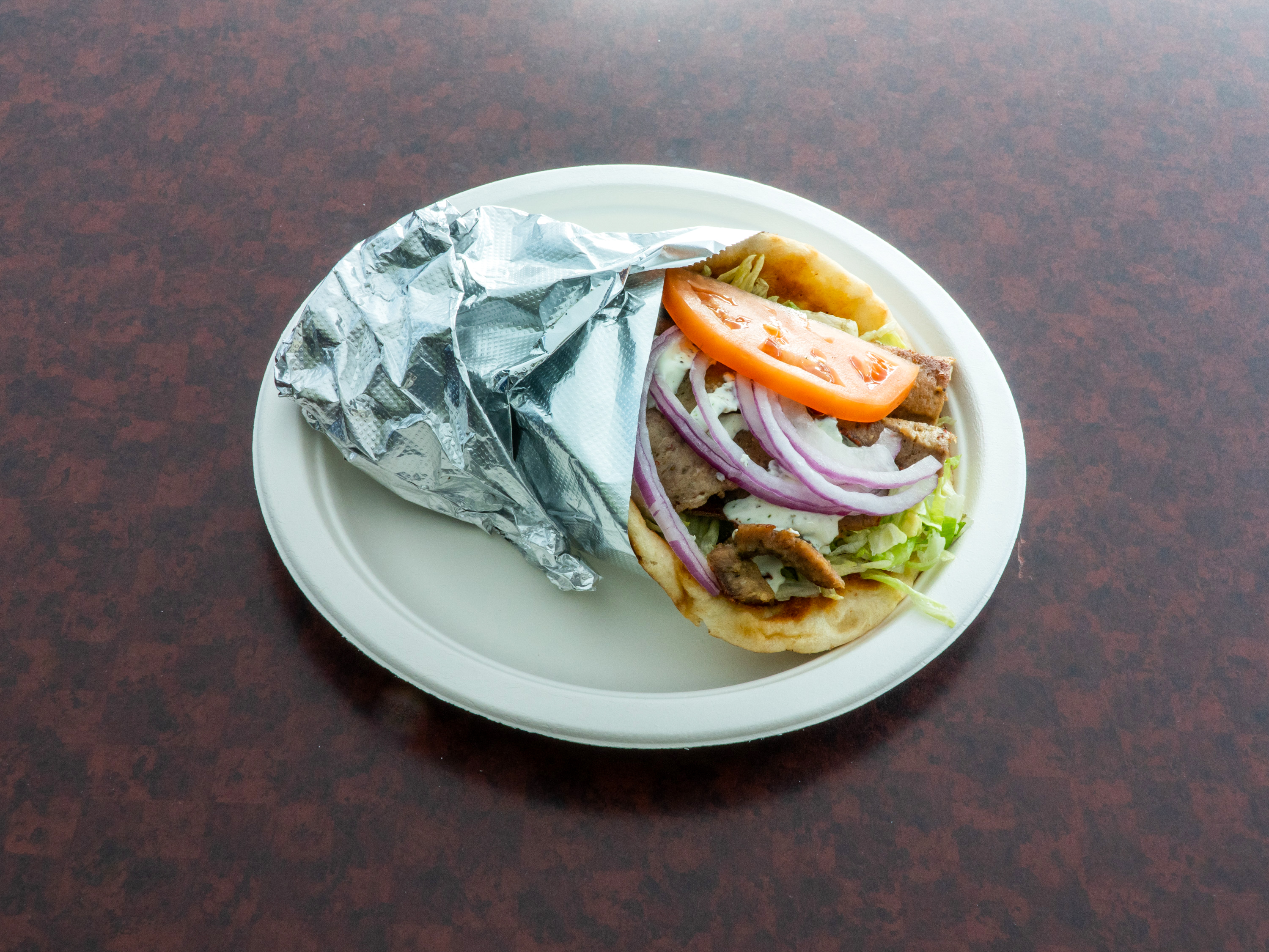 Order Gyro Wrap food online from Go Falafel store, North Olmsted on bringmethat.com
